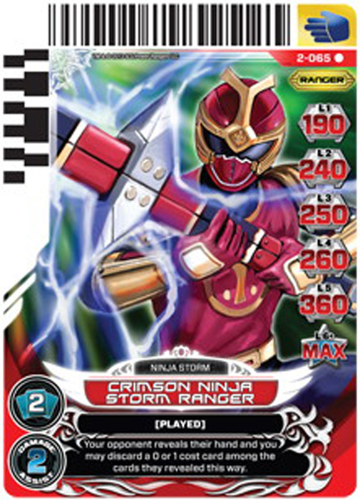 Crimson Ninja Storm Ranger 065